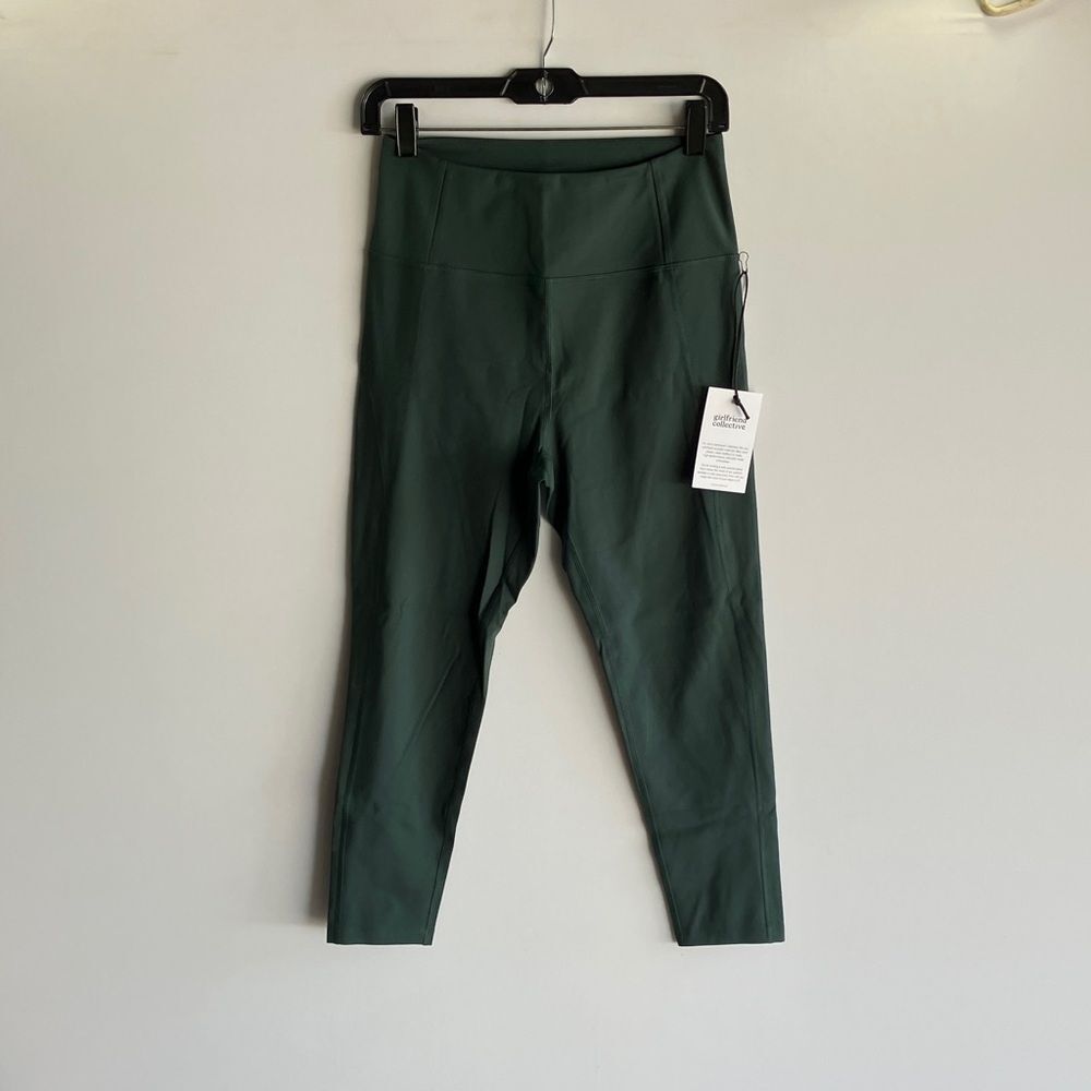 Girlfriend Collective Forest Green Leggings